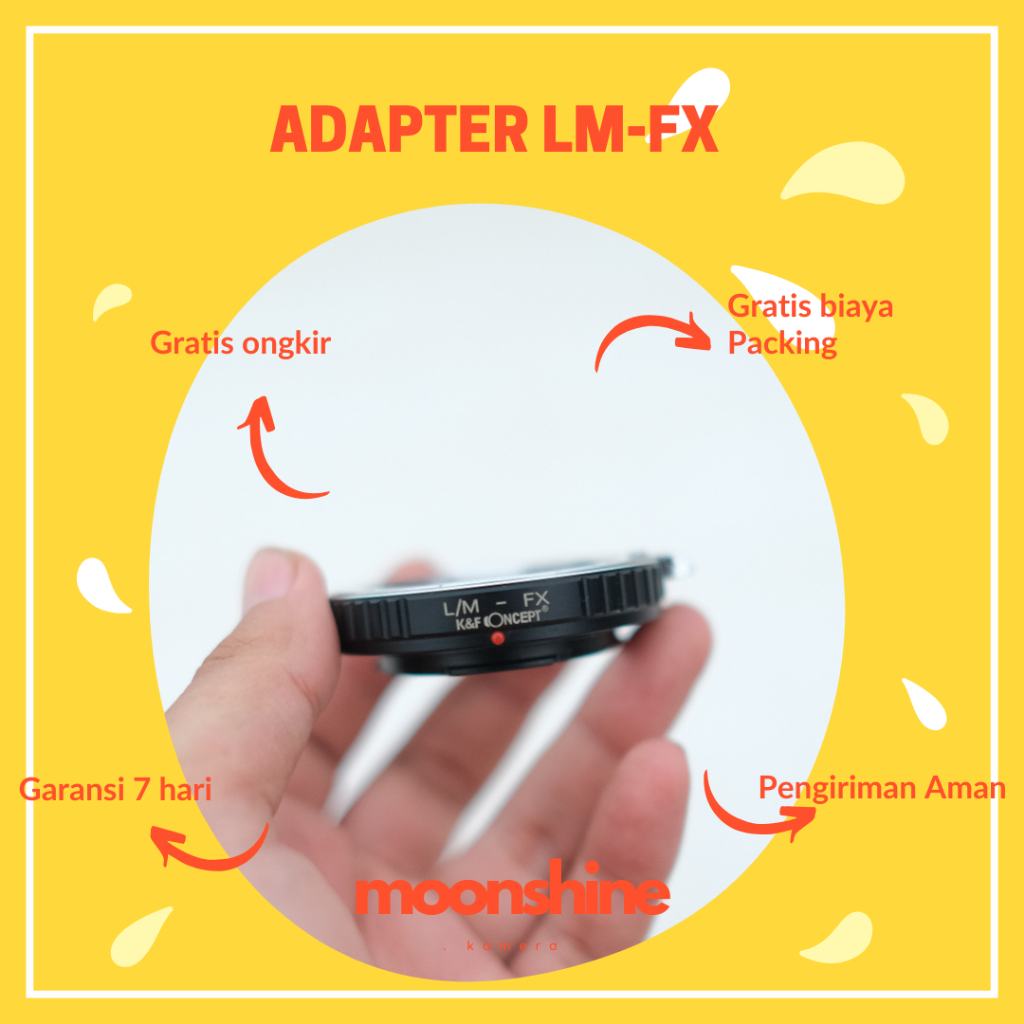 ADAPTER LENSA LEICA M KE FUJIFILM NORMAL MANUAL