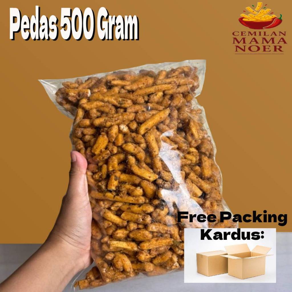 

Basreng Stik Daun Jeruk Rasa Pedas Gurih Renyah 500gr