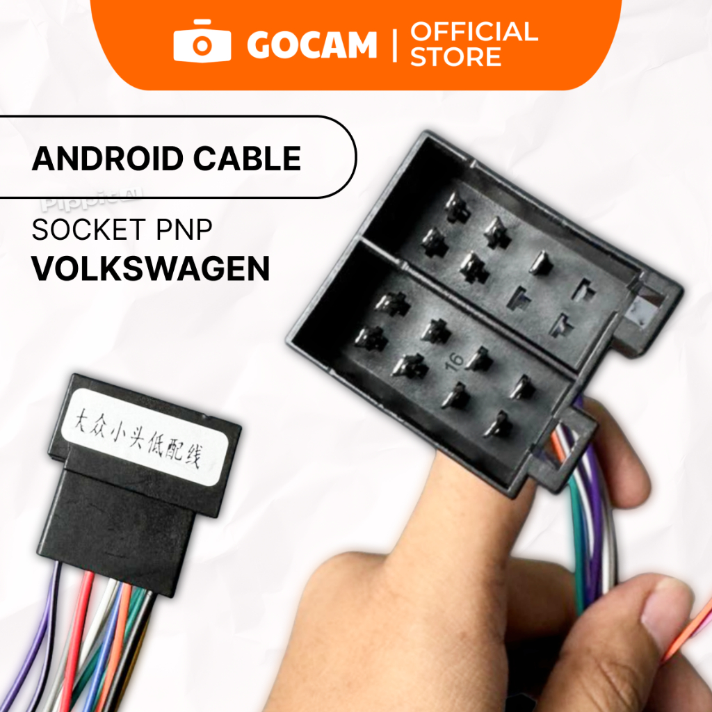 GOCAM Soket Plug n Play Head Unit Android Cable VOLKSWAGEN