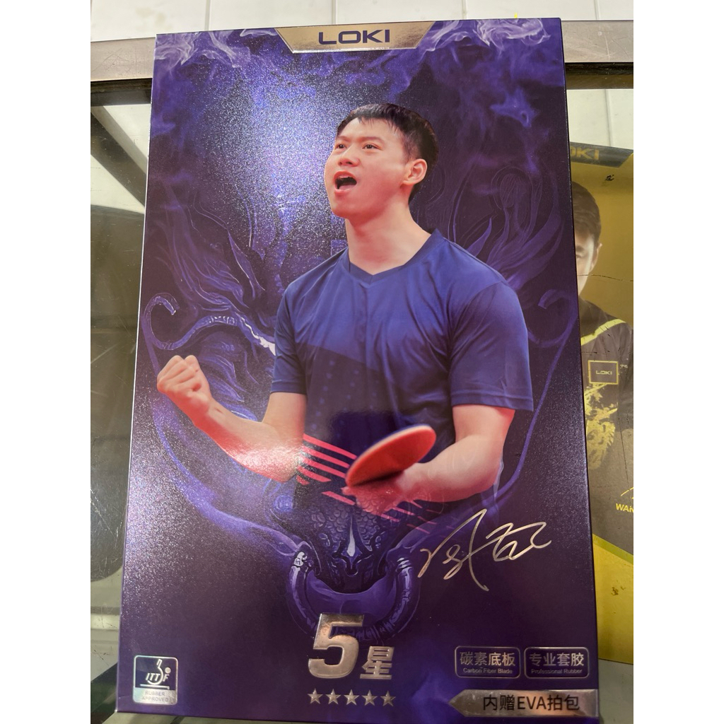 Bet Pingpong Bet Tenis Meja Loki 5 Star Carbon Original