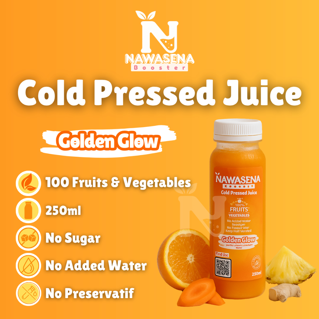 

Cold Pressed Juice Golden Glow 250ml