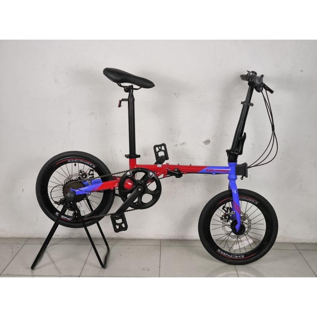 promo sepeda lipat genio runes 1.0 size 16 & 20 inch by united