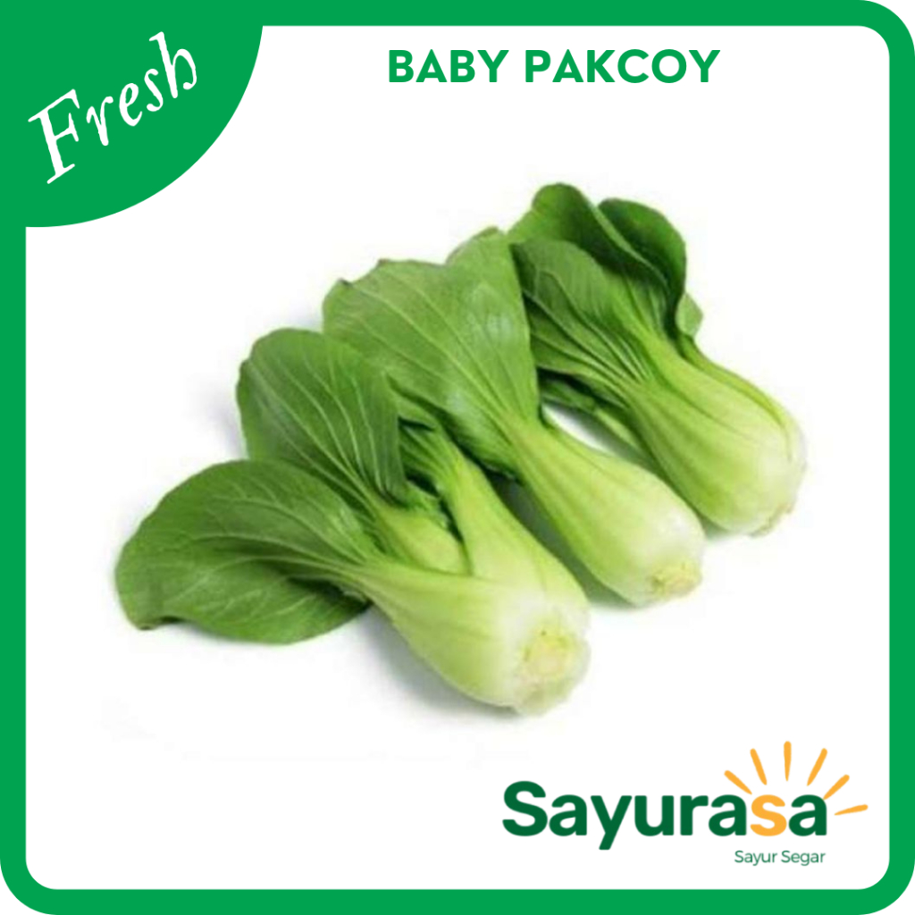 

Baby Sawi Pakcoy Segar / Sawi Pakcoy Fresh 250 gram (Sayur Segar)
