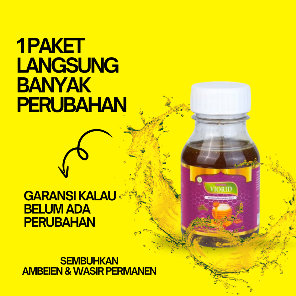 Terlaris Viorid Obat Ambeien Wasir Paling Ampuh Herbal Ambeyen Luar Dalam Stadium 1 2 3 4 Cepat Orig