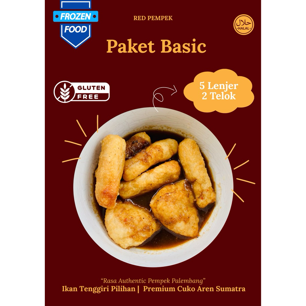

Red Pempek – Paket Basic | Pempek Ikan Tenggiri Asli Gluten-Free + Cuko Aren