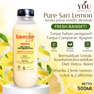 

Sari Lemon 250ML Murni Alami 100% Tanpa Campuran Untuk Detoks Dan Diet Alami