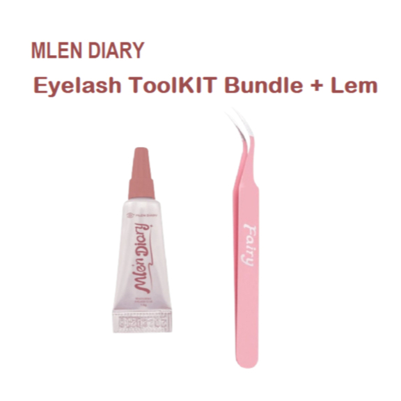 Mlen Diary Eyelash ToolKIT Bundle + Lem