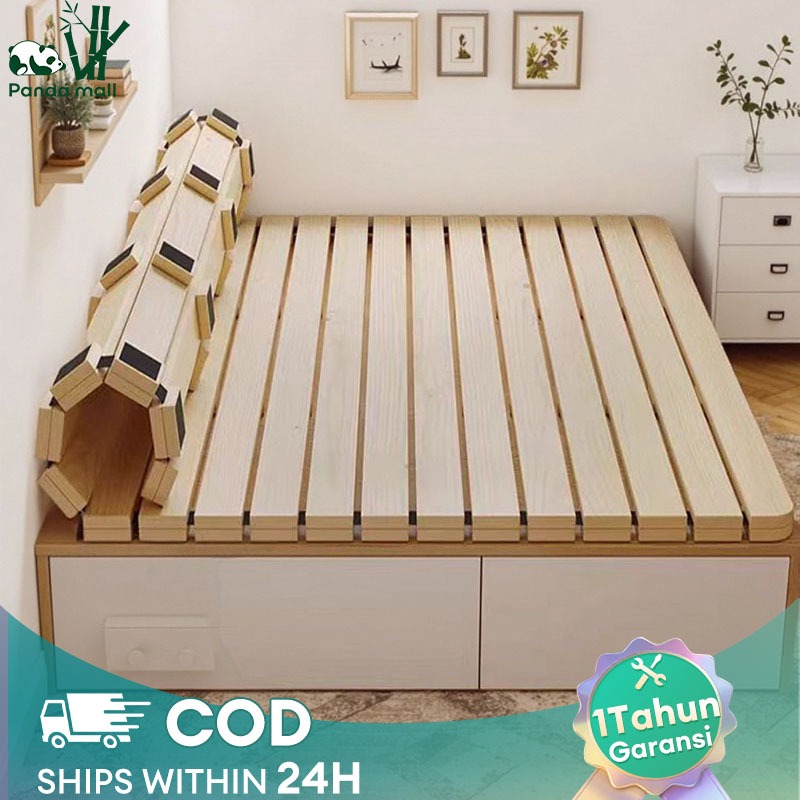 Kasur Tatami Papan Kasur Lipat Kasur Lipat Pallet  Kayu Solid Jati Belanda Tatakan Dipan