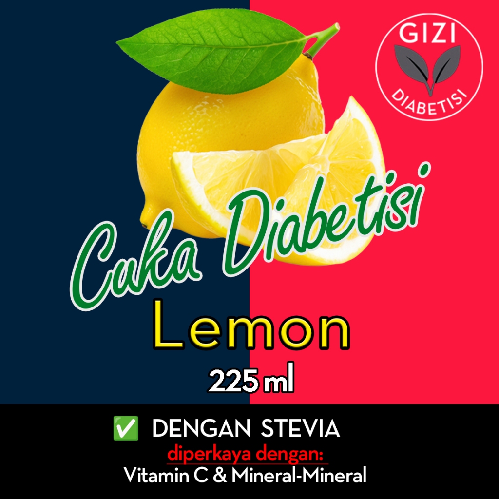 

CUKA DIABETISI - Cuka LEMON (225 ml) alami khusus DIABETISI