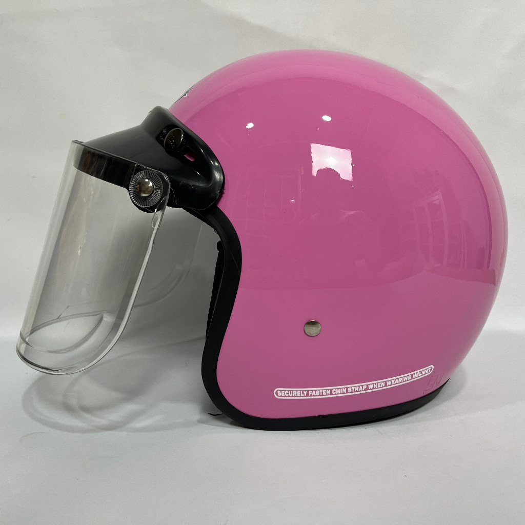 Helm Bogo Pink Glossy - Helmet SNI Dewasa BXP