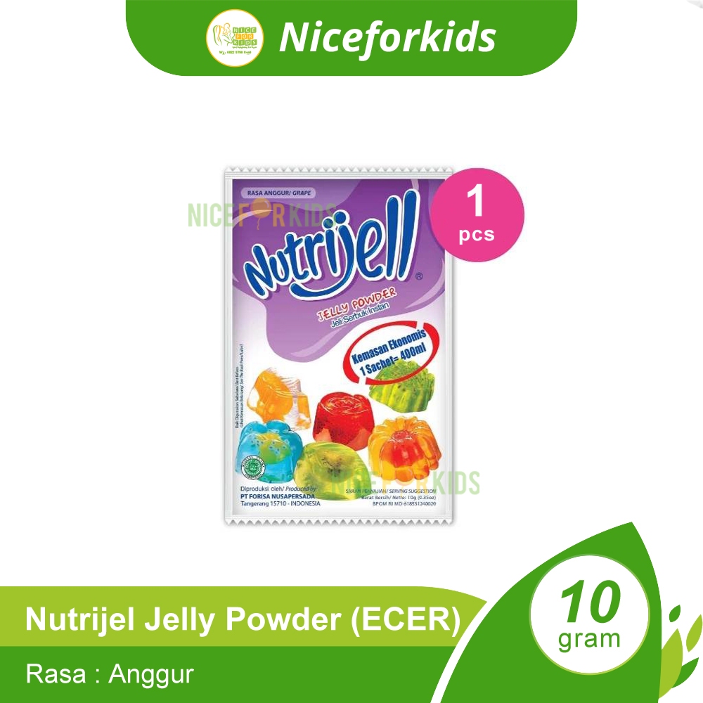

Nutrijell Jelly Powder ECER 1 Sachet / Jelly Bubuk Instan