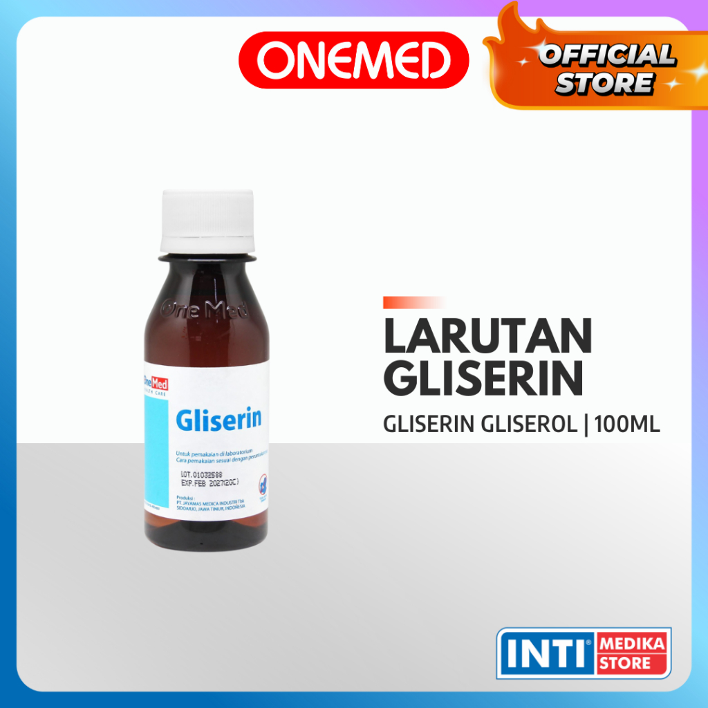 ONEMED - Larutan GLISERIN 100ml | Cairan Glyceryin Gliserol