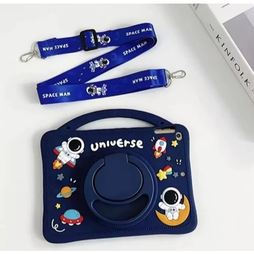 Case Huawei Matepad SE 11 2023 2024 inch CasingTablet Silikon Case Anak Stand + Lanyard Motif Astron