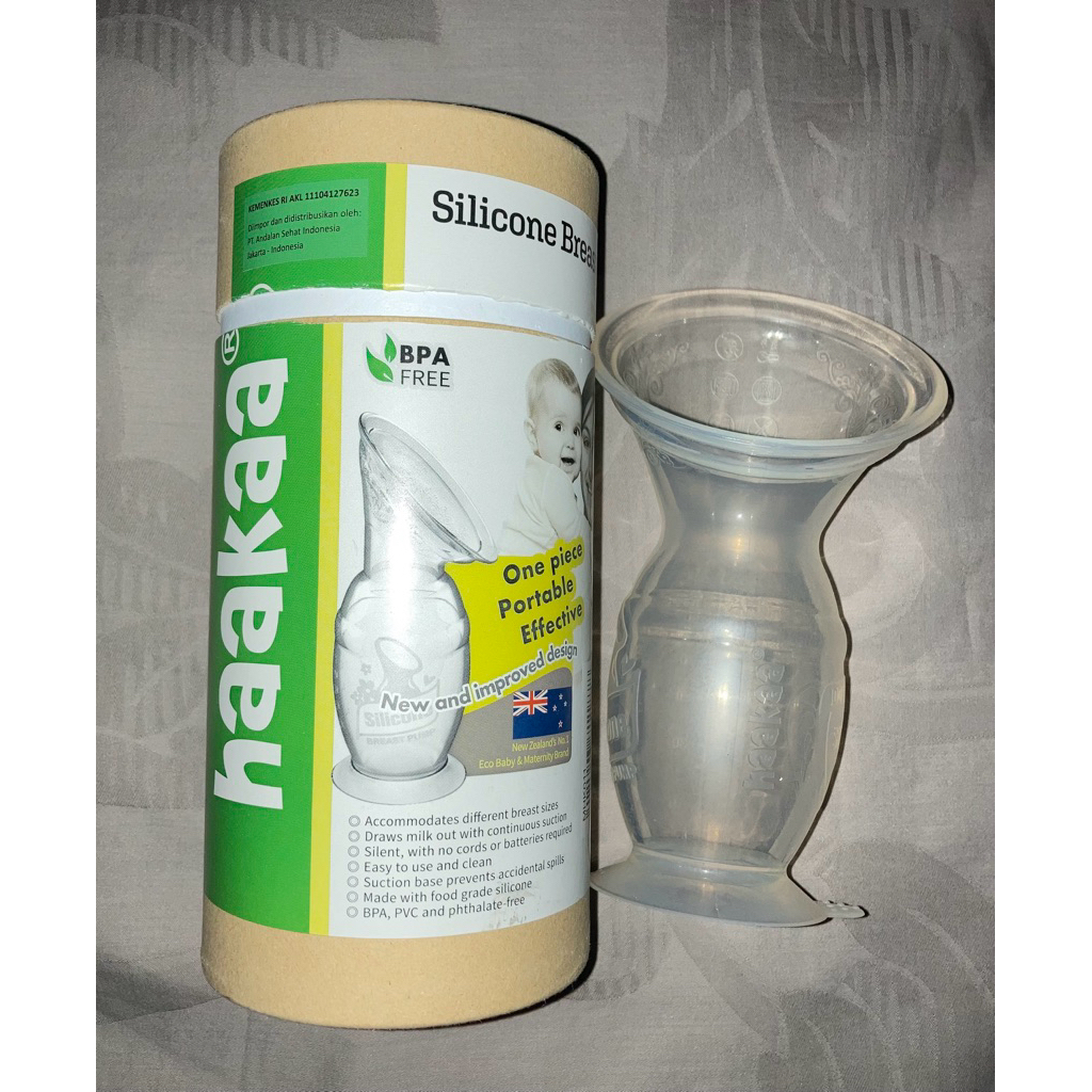 PRELOVED HAAKAA SILICONE BREAST PUMP