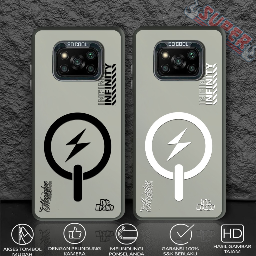 Premium Matte Hard Case Hp For POCO X3 X3 PRO NFC Casing Hp 18 RING1 Compatible For All Type Hp Case