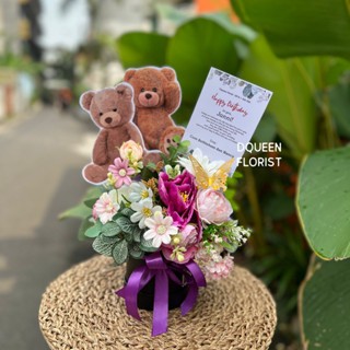 

Artificial Bunga Box Baby Hampers New Born Gift