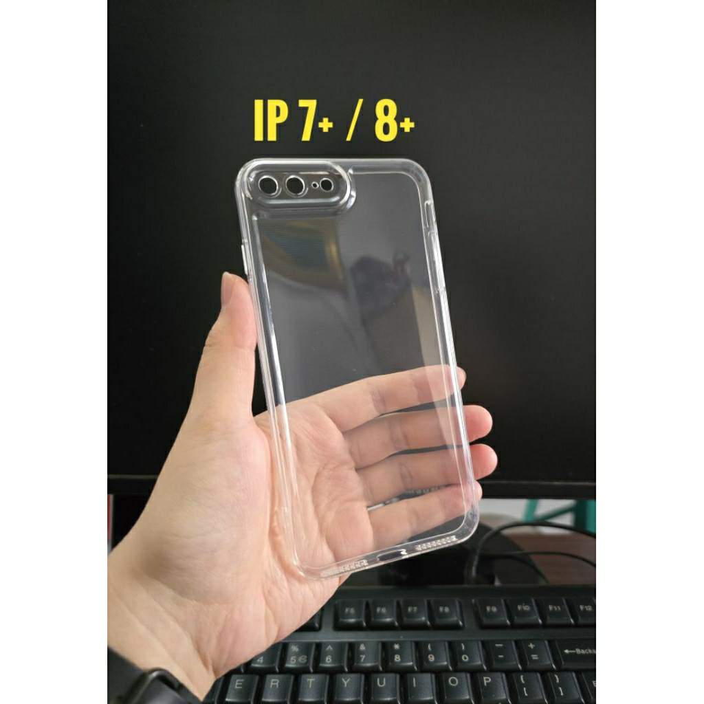 SOFTCASE BENING TPU IP7 PLUS / 8 PLUS / CASE TRANSPARAN SPACE IP17 PLUS 8 PLUS