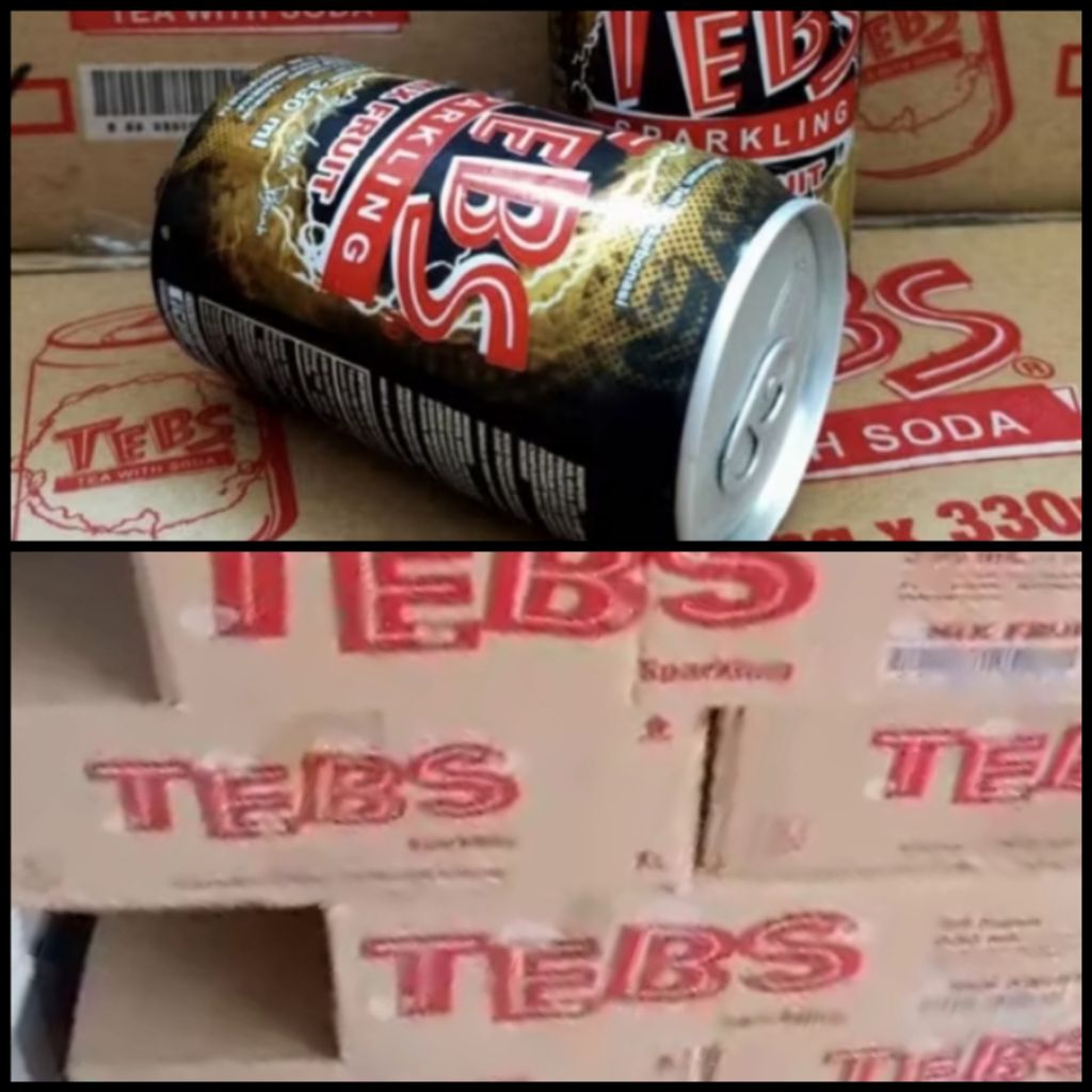 

Tebs 330ml 1dus/tea soda kaleng