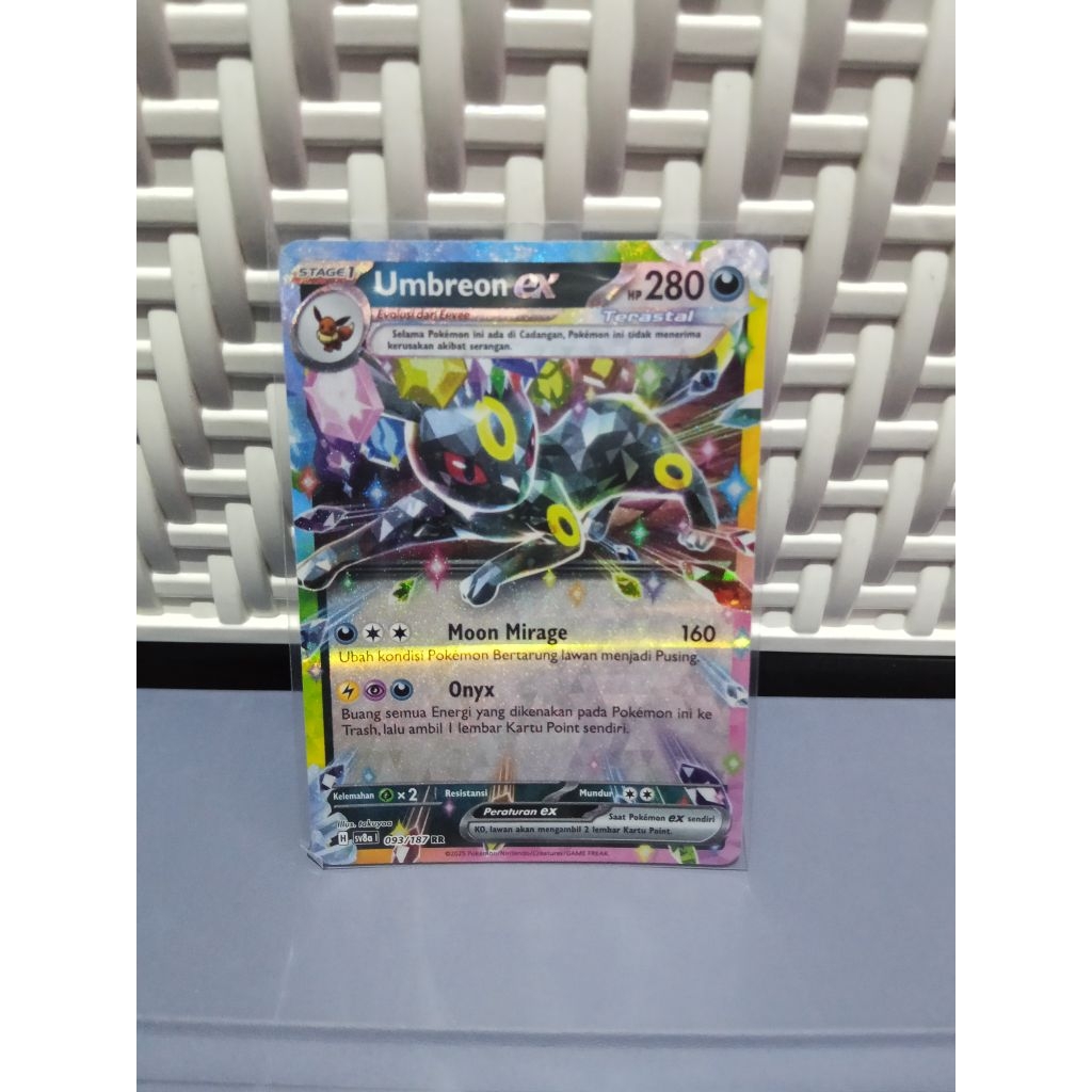 Umbreon Ex Trastal TCG Pokemon Indonesia