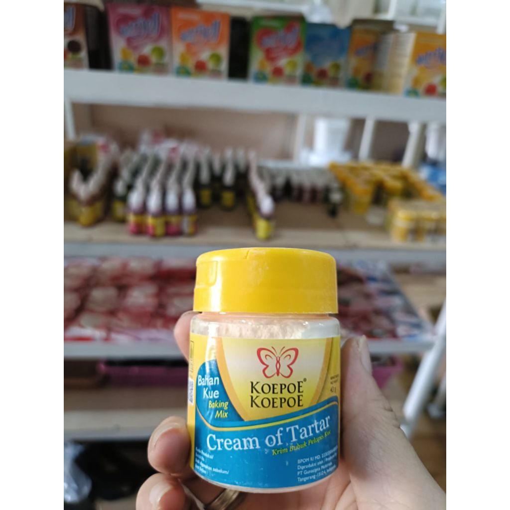 

KOEPOE KOEPOE CREAM OF TAR TAR 43 GR/CTT COT/KUPU KUPU CREAM OF TARTAR