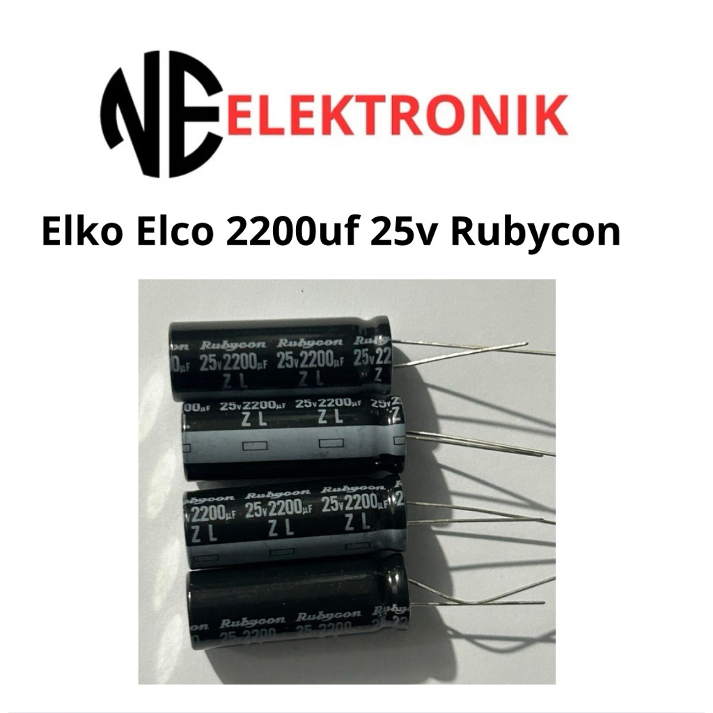 Elko Elco 2200uf 25v Rubycon Original