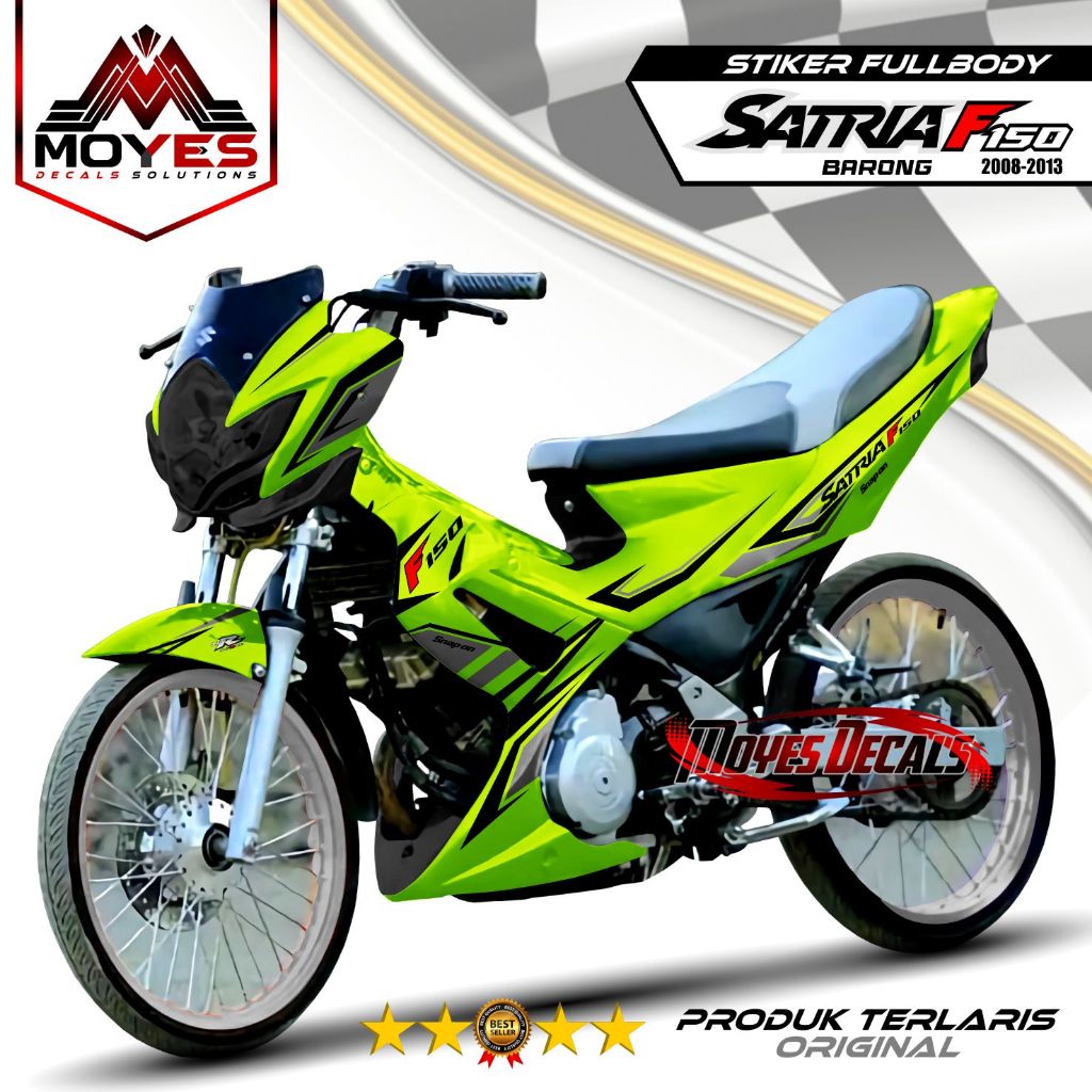 Decal Stiker Satria FU Barong, Decal Suzuki Satria F150 Barong, Sticker Variasi Motor Satria FU 150 