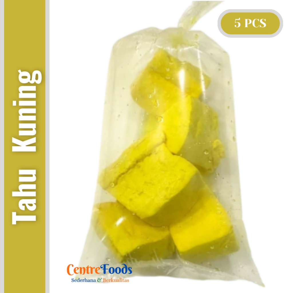 

Tahu Kuning - Tahu Kotak Kuning | isi 5 Pcs [ Harga Per BKS ]