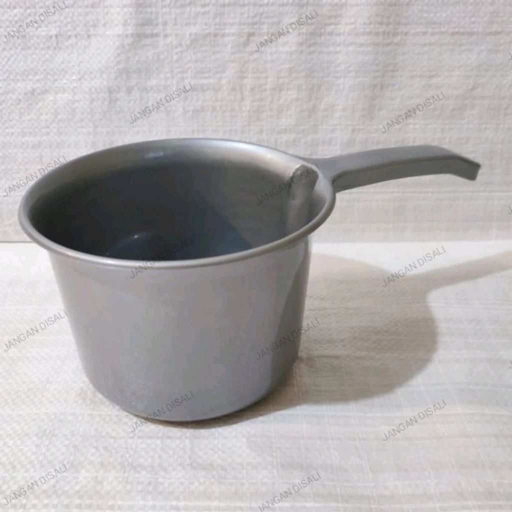 Gayung bulat silver / gayung mandi / gayung jumbo / gayung bulat plastik