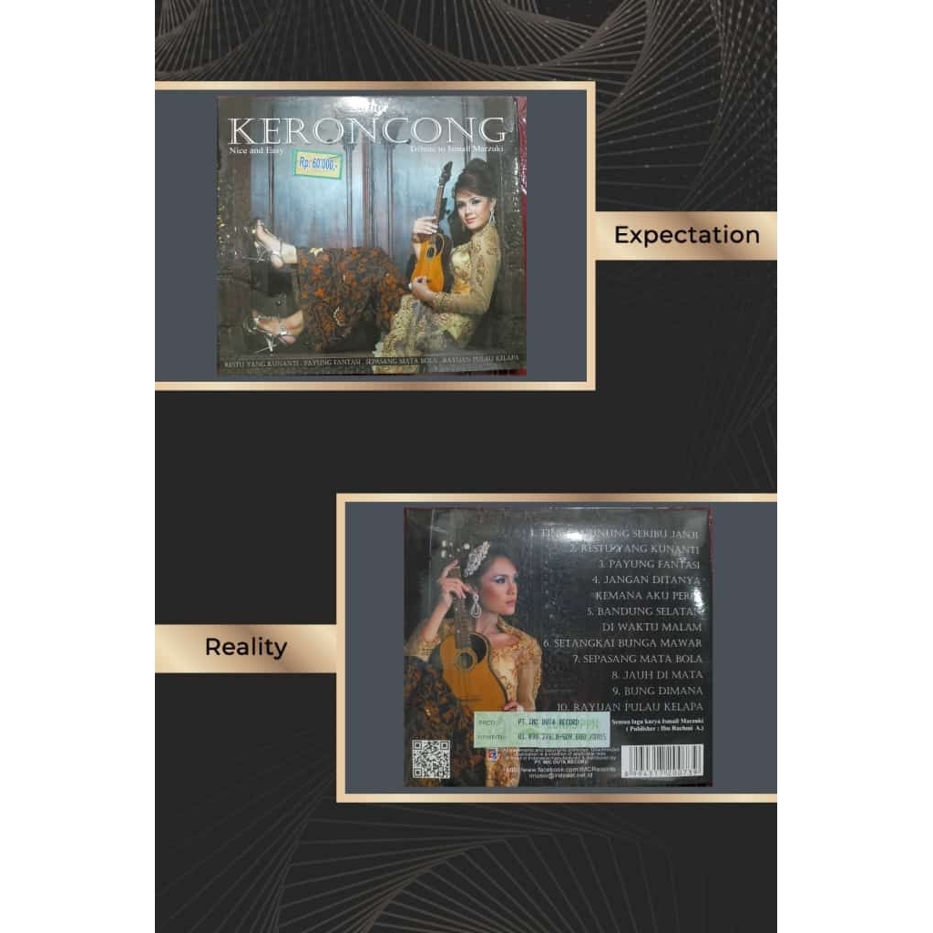 CD audio keroncong karya Ismail Marzuki
