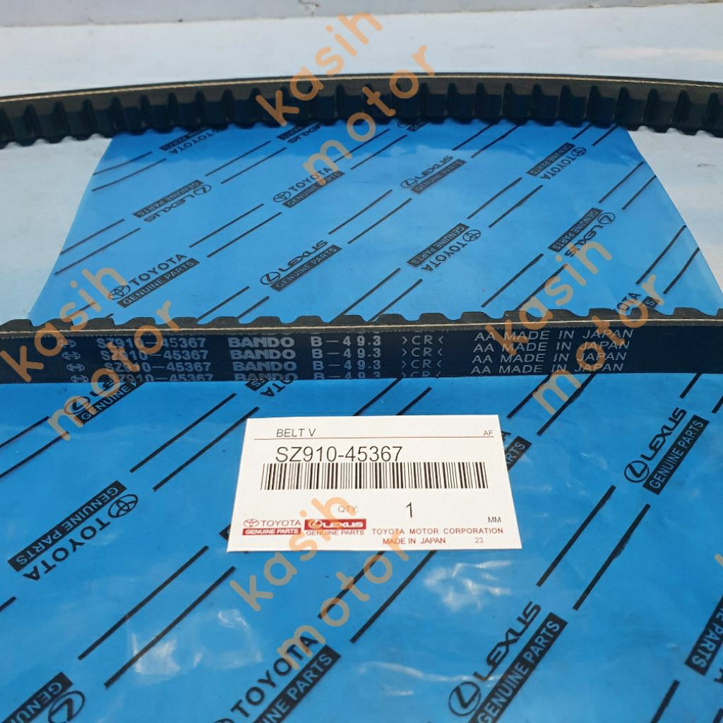 FAN BELT VAN BELT TALI KIPAS SZ910 45367 12V 12 VOLT HINO DUTRO HT130 130 HT ORIGINAL