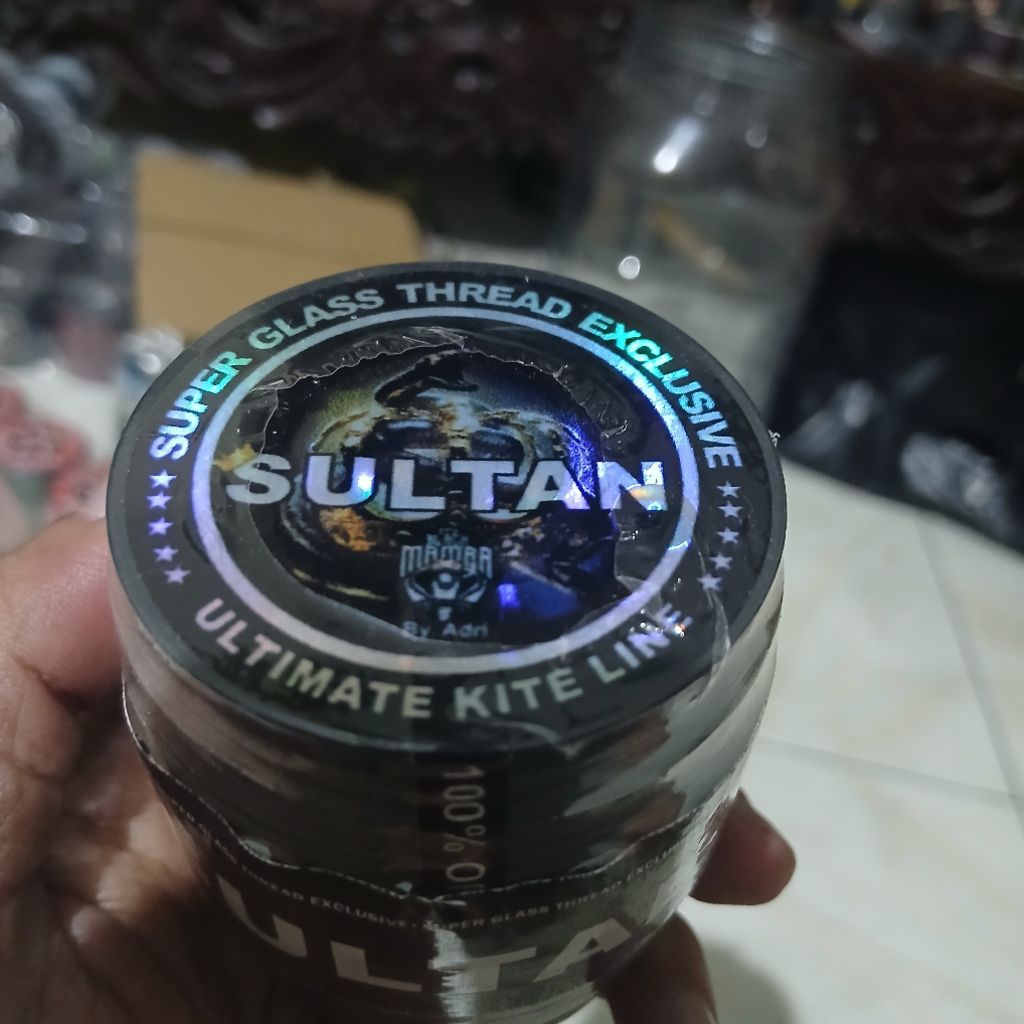 senar gelasan SULTAN black mamba + bonus pelindung jari