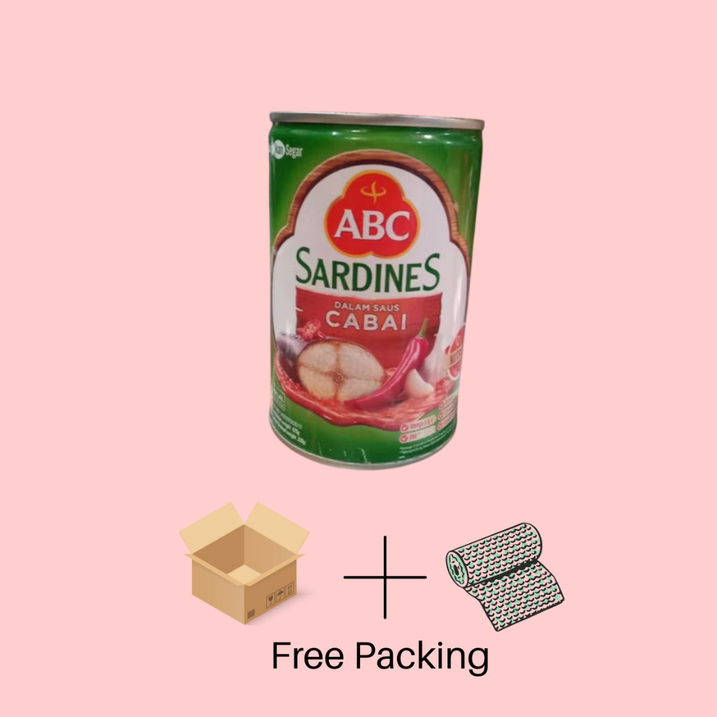 

ABC Ikan sarden Saus Cabai 425 Gram