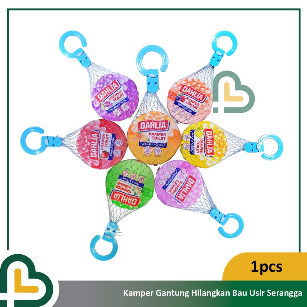 Dahlia Kamper Kapur Barus Gantung Dahlia Freshener Refill