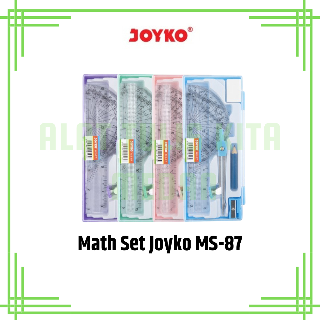 

(1 Pcs) Jangka Besi Joyko MS-87 / Compass Set / Jangka Matematika Math Set Besi Joyko