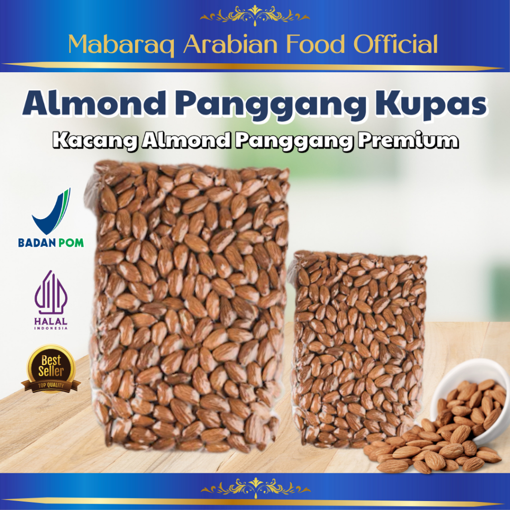 Kacang Almond Panggang Kacang Almond Kupas Panggang Roasted