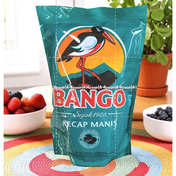 

Bango Kecap Manis 550ml Kedelai Hitam Berkualitas Pouch Kecap Refill Isi Ulang Banggo Refil Plastik