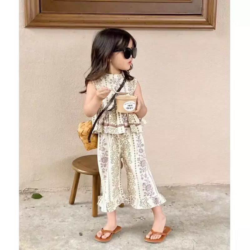 Kiddytopia l Vintage Suit l Setelan Anak Perempuan/Baju Anak Perempuan/Baju Korean Anak Perempuan