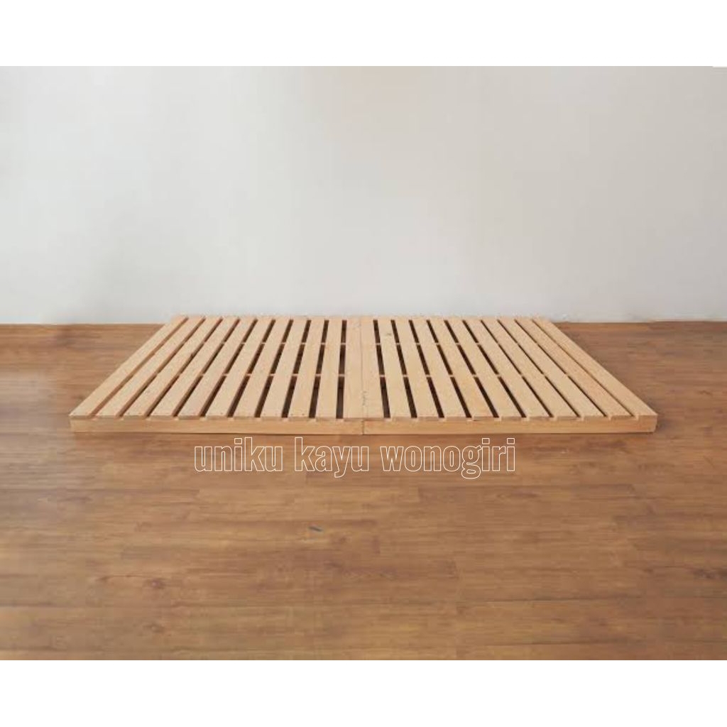 Dipan kasur/Alas kasur bahan kayu mahoni