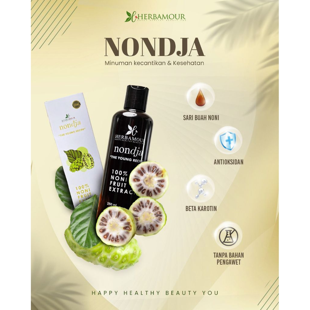

NONDJA SARI MENGKUDU BY HERBALOV MEMBANTU MENJAGA KESEHATAN DAN MEMPERCANTIK KULIT DARI DALAM