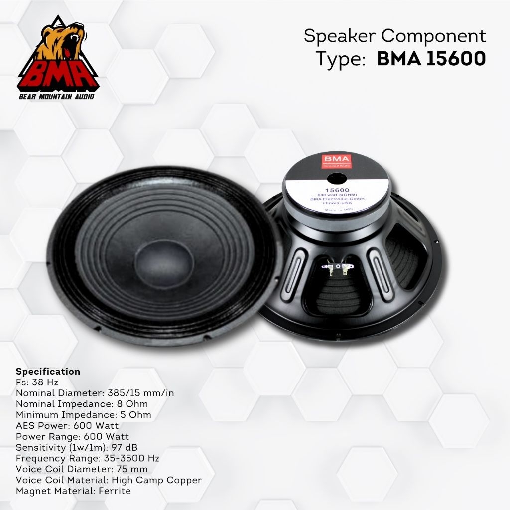 Speaker 15600 BMA / Speaker 15in / Speaker BMA / Speaker BMA Original