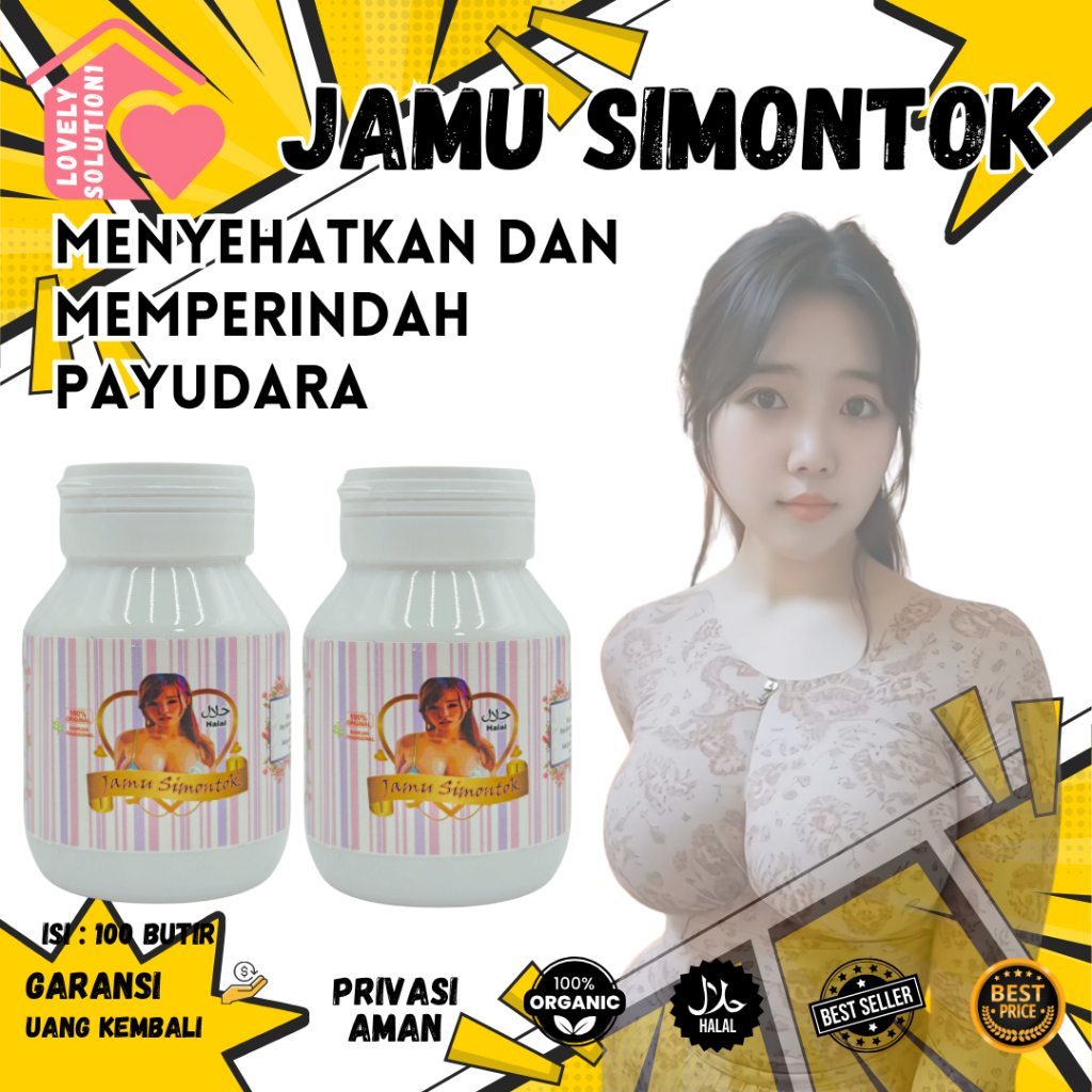 Jamu Montok Payudara Herbal Alami 100% Pembesar Payudara Paling Cepat Dan Ampuh TOKTOP  Permanen