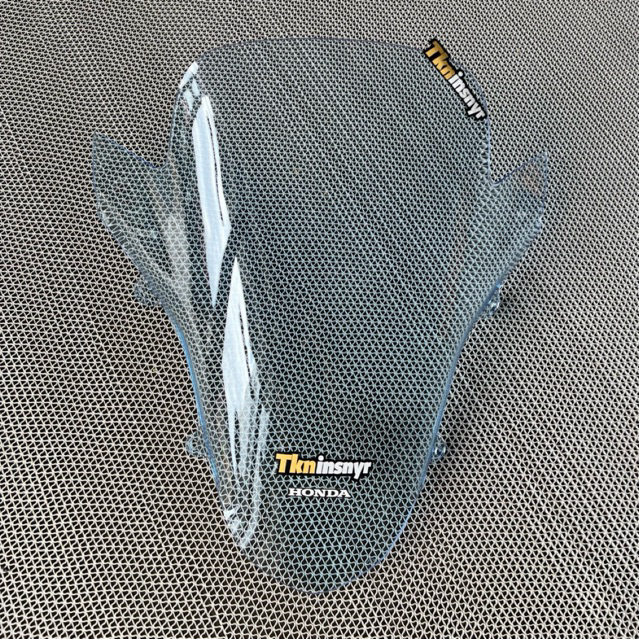 Windshield Visor Depan Bening Clear PCX 160 2021-2024 Tanpa Lubang