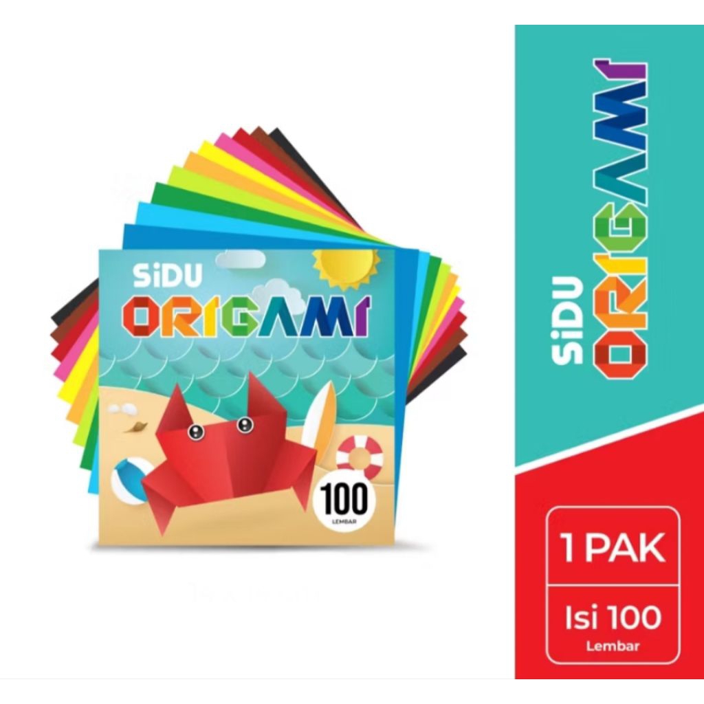 

KERTAS LIPAT/KERTAS ORIGAMI SIDU 12X12/14X14/16X16 ISI 100 LEMBAR