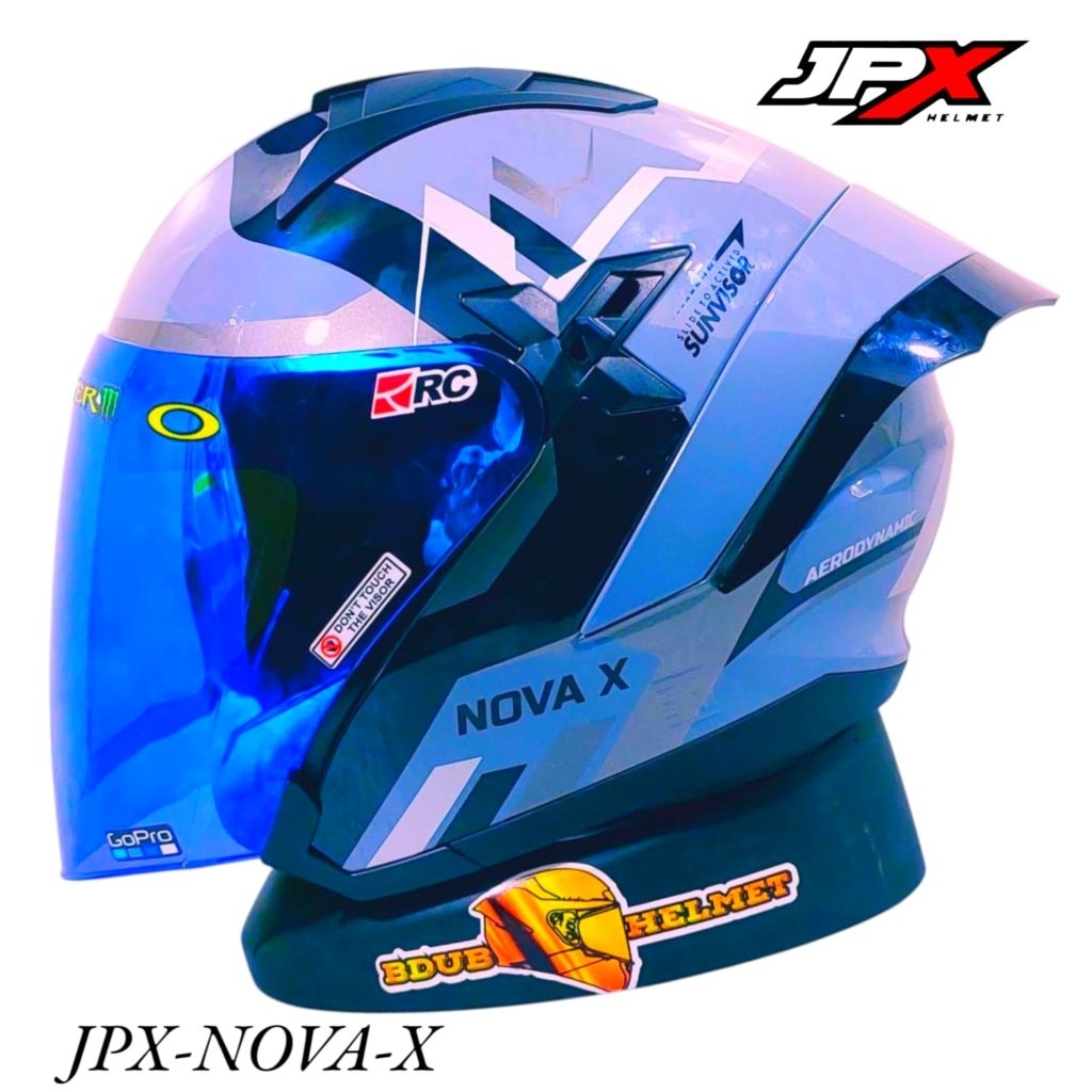 Helm jpx nova x n4 paket ganteng