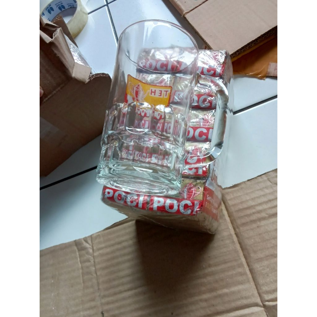 

teh poci gold 1slop kemasan 10gram/poci mas Slawi Tegal isi 50pc free gelas