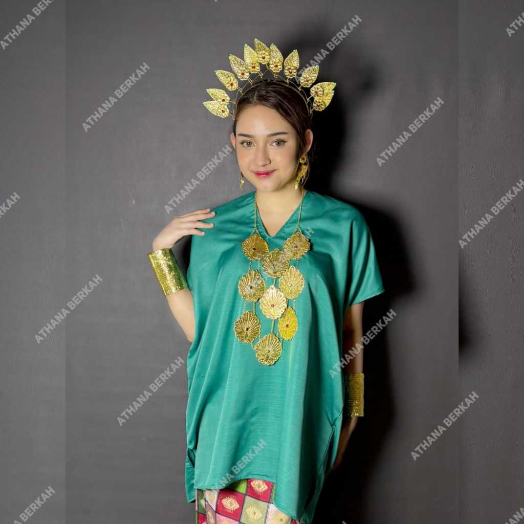 Baju Bodo Bugis Makassar Dewasa Polos Original Tokko Asli Lengan Pendek-Tenun Sengkang Harga per Pcs