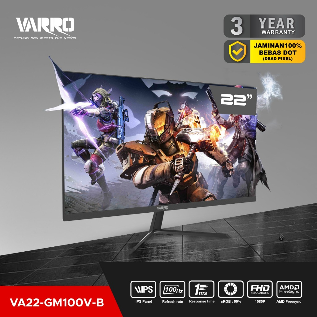 LED VARRO / MONITOR VARRO 22'' GARANSI RESMI