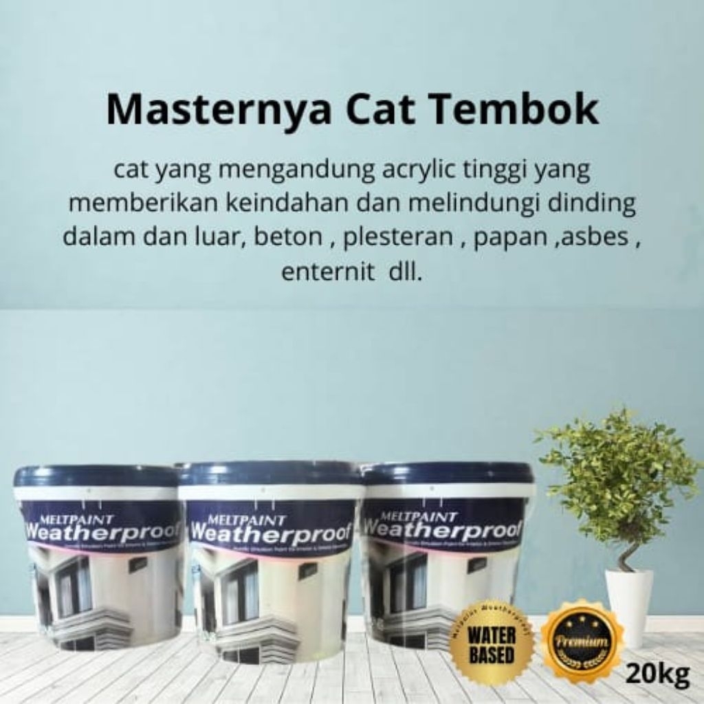 RK Cat Tembok Melpaint Weatherproof ( Premium )