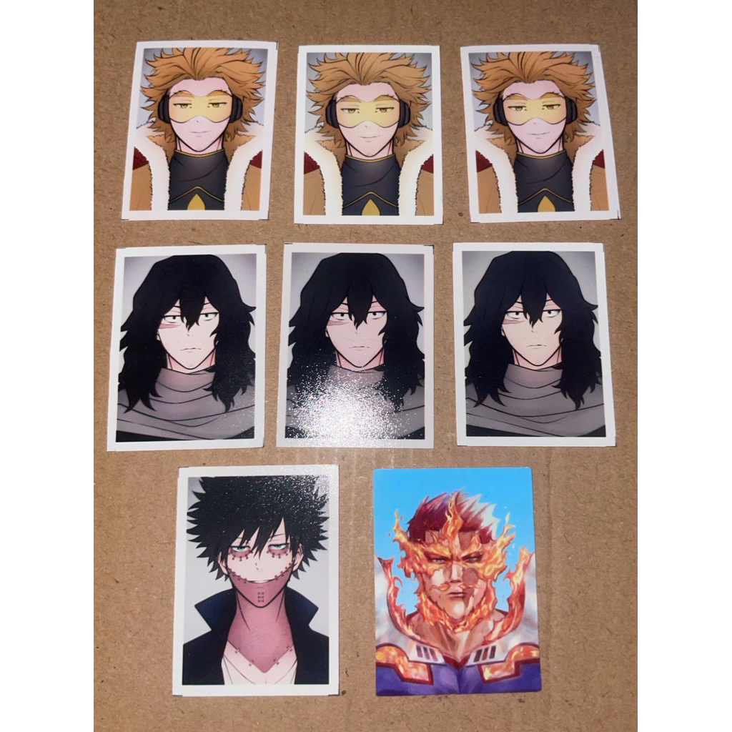 photo id 3x4 dabi hawks aizawa shouta enji todoroki my hero academia shota touya keigo takami endeav