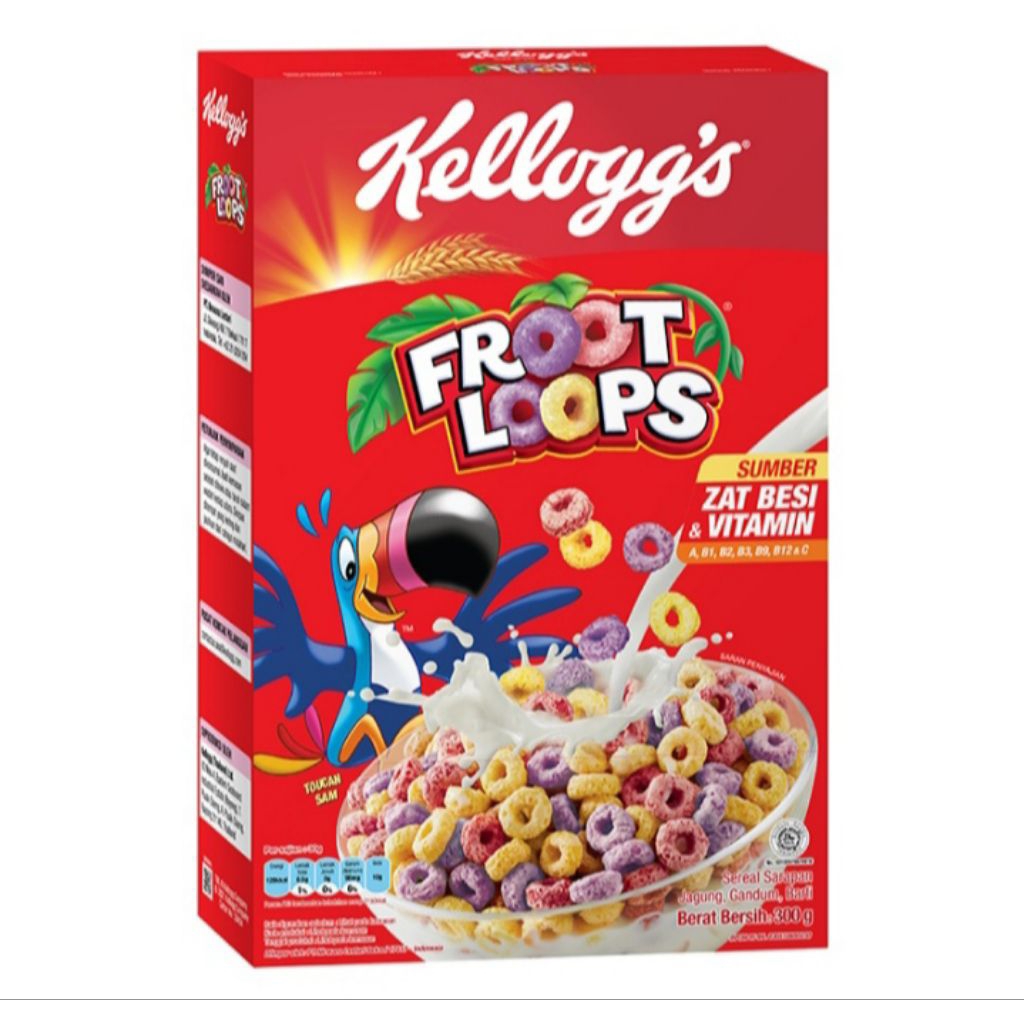

KELLOGG'S FROOT LOOPS SEREAL 300GR